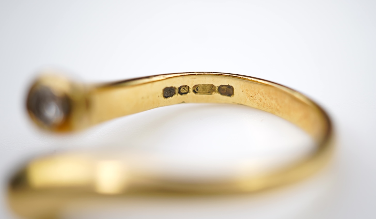 A diamond torque ring